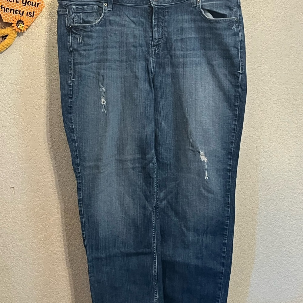 Villager Women's Blue Straight Leg Jeans